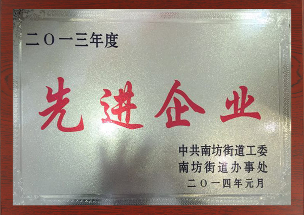 2013年度先进企业