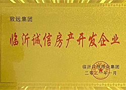 致远开元(中国)荣获临沂诚信房地产开发企业