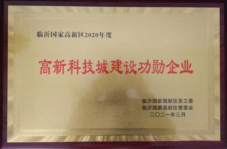 致远开元(中国)荣获高新区2020年度“功勋企业”称号